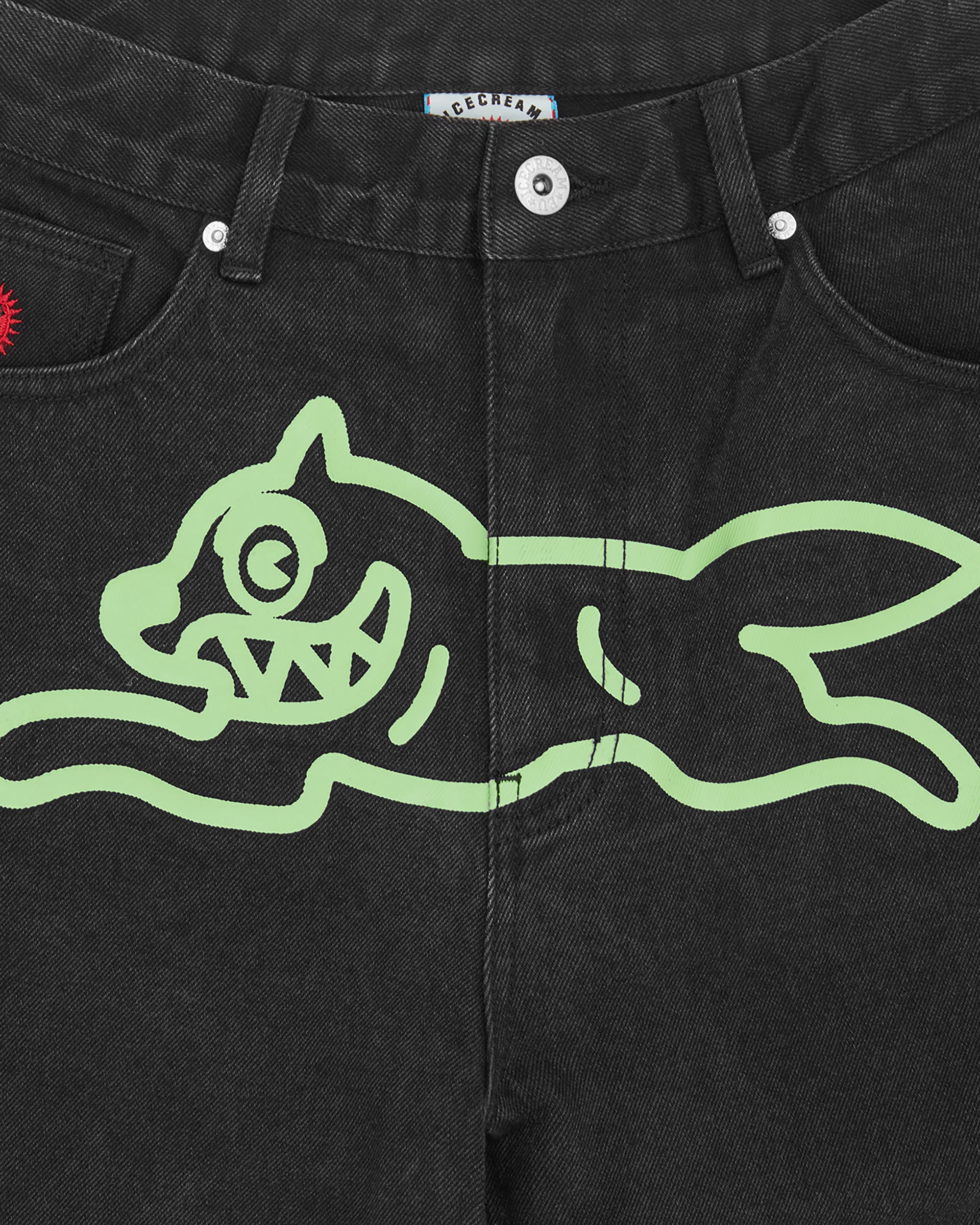 Running Dog Denim Shorts - Image 5