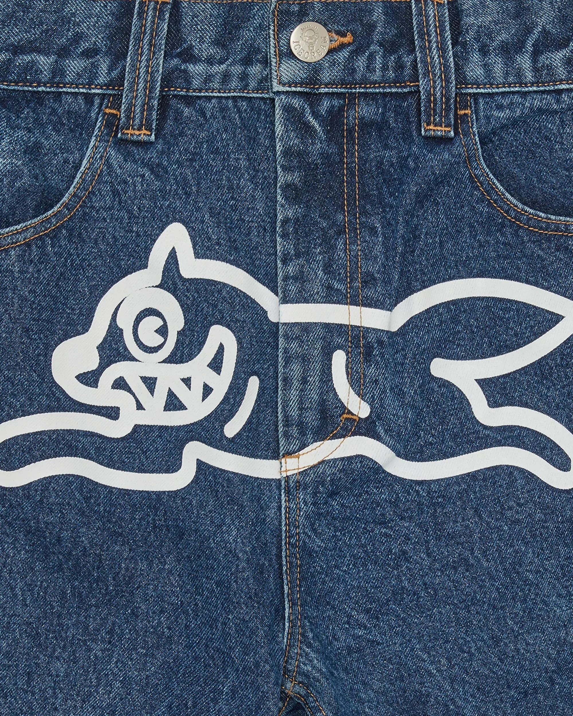 Running Dog Double Scoop Denim Pant - Image 3